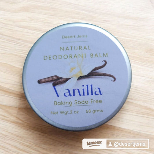 Vanilla Deodorant Balm