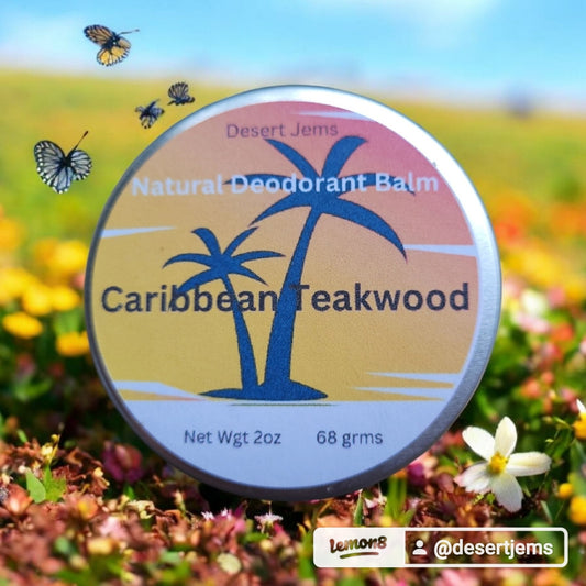 Deodorant Balm.   Carribean Teakwood